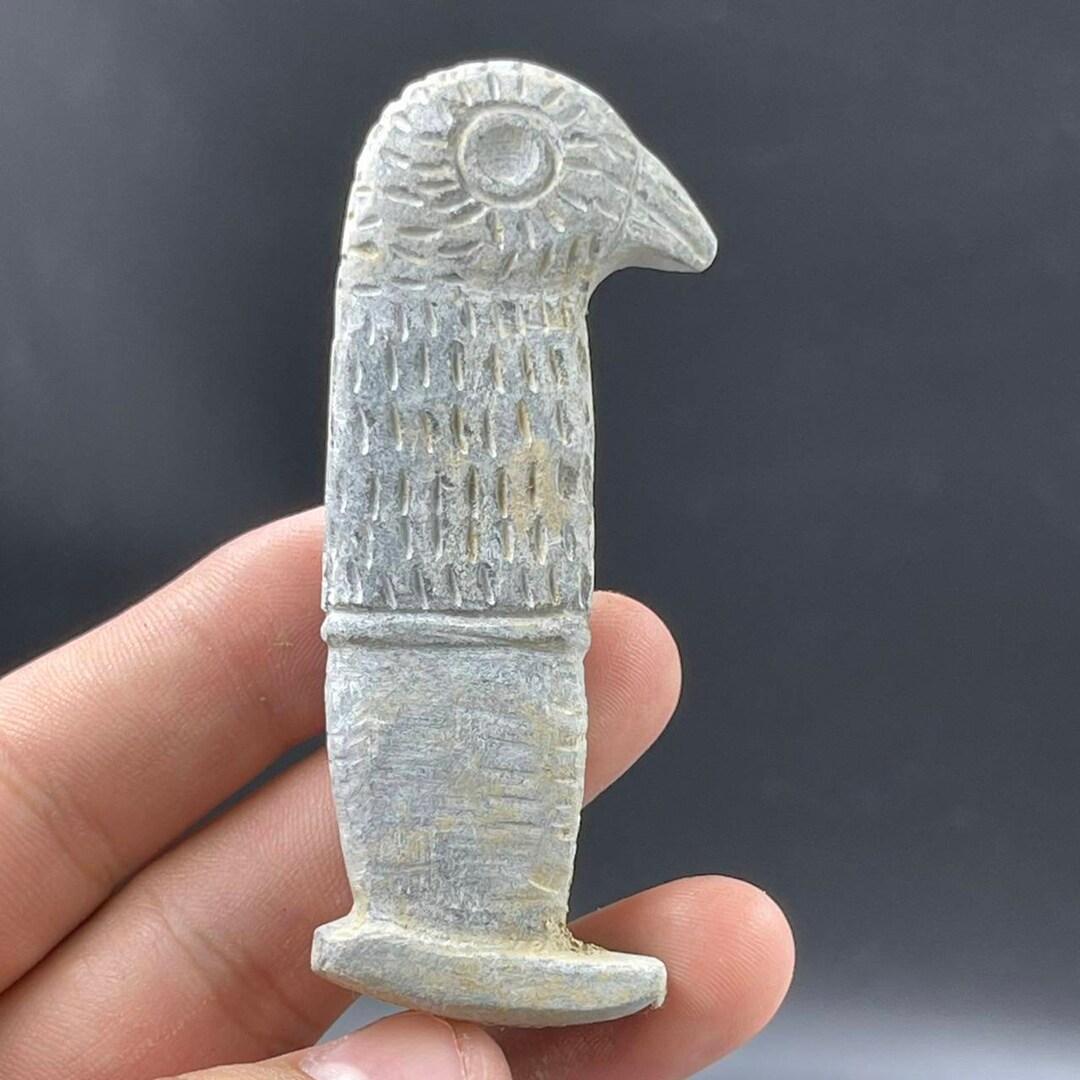 Wonderful Near Eastern Ancient Old Stone Bird Craved Knief Handle - Etsy