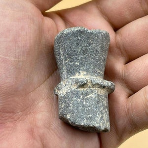 Rare!! Antique Ancient Cholorite Hard old Stone Unique Huge Old Bead