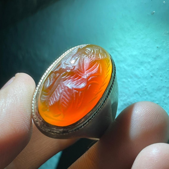 Beautiful Antique  Natural Old Carnelian Agate St… - image 6