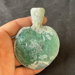 Wonderful Ancient Roman irdescent glass AMPHORA bottle in good condition