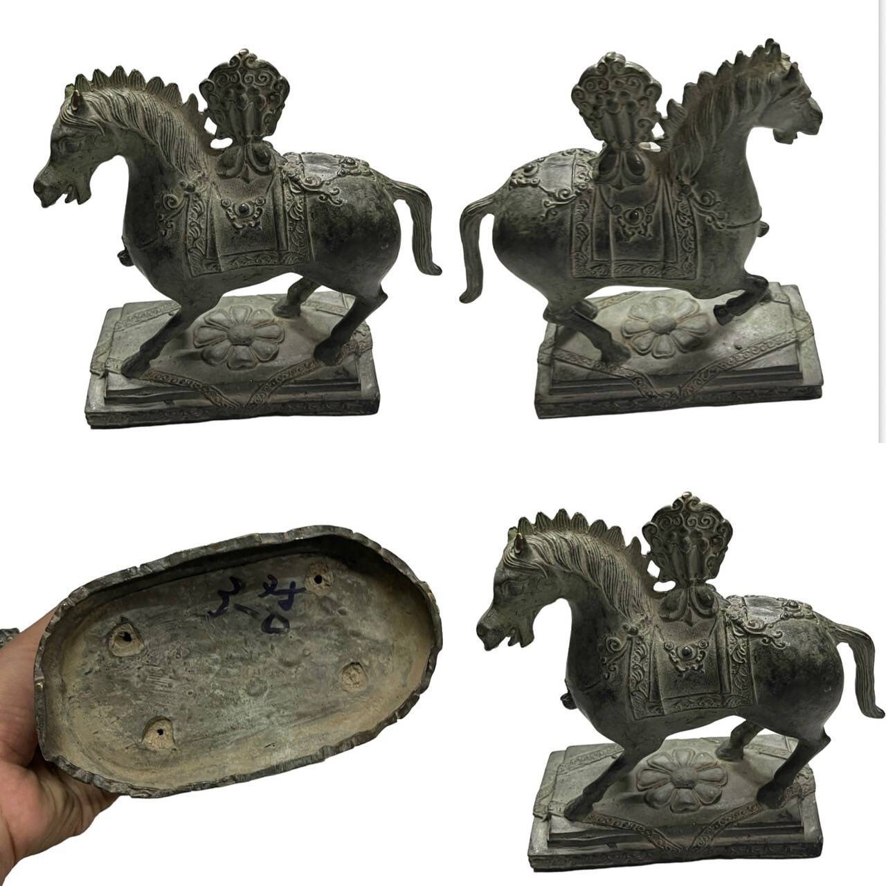 馬の青銅製彫刻 古代ローマの青銅の馬像彫刻 - Etsy 日本