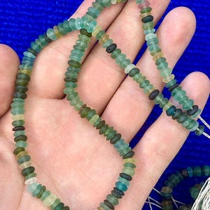 Ancient Roman Glass Bead Strand for Jewelry Making