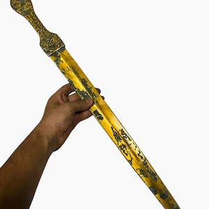 Spectacular Ancient Near Eastern Gold Gilded Bronze Excellent Big Sword in good condition/ FREE EXPRESS SHIPPING