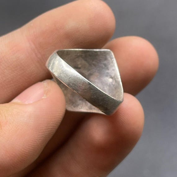 Ancient Roman Solid Silver With natural Lapis laz… - image 8