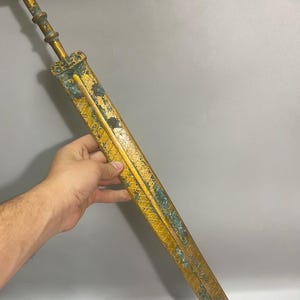 Ancient Near east old bronze large pugio sword with handle engravings/ ancient sword/antique sword/bronze sword/ bronze knife