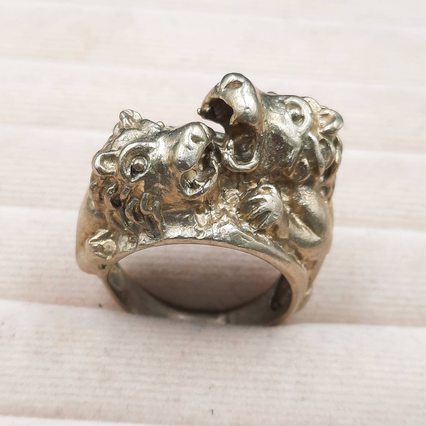 Wonderful Antique Near Eastern Antique Bronze Unique Ring Etsy