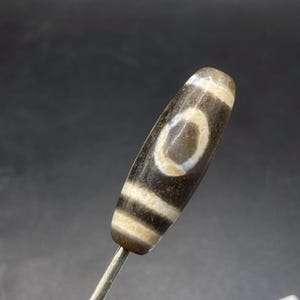 Uralte Himalaya Achat Dzi Perle: Tibetisches Augenamulett