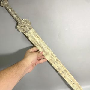 Wonderful Ancient Roman old bronze large sword with handle engravings/ancient sword/antique sword/bronze sword/ ancient knife/ancient dagge