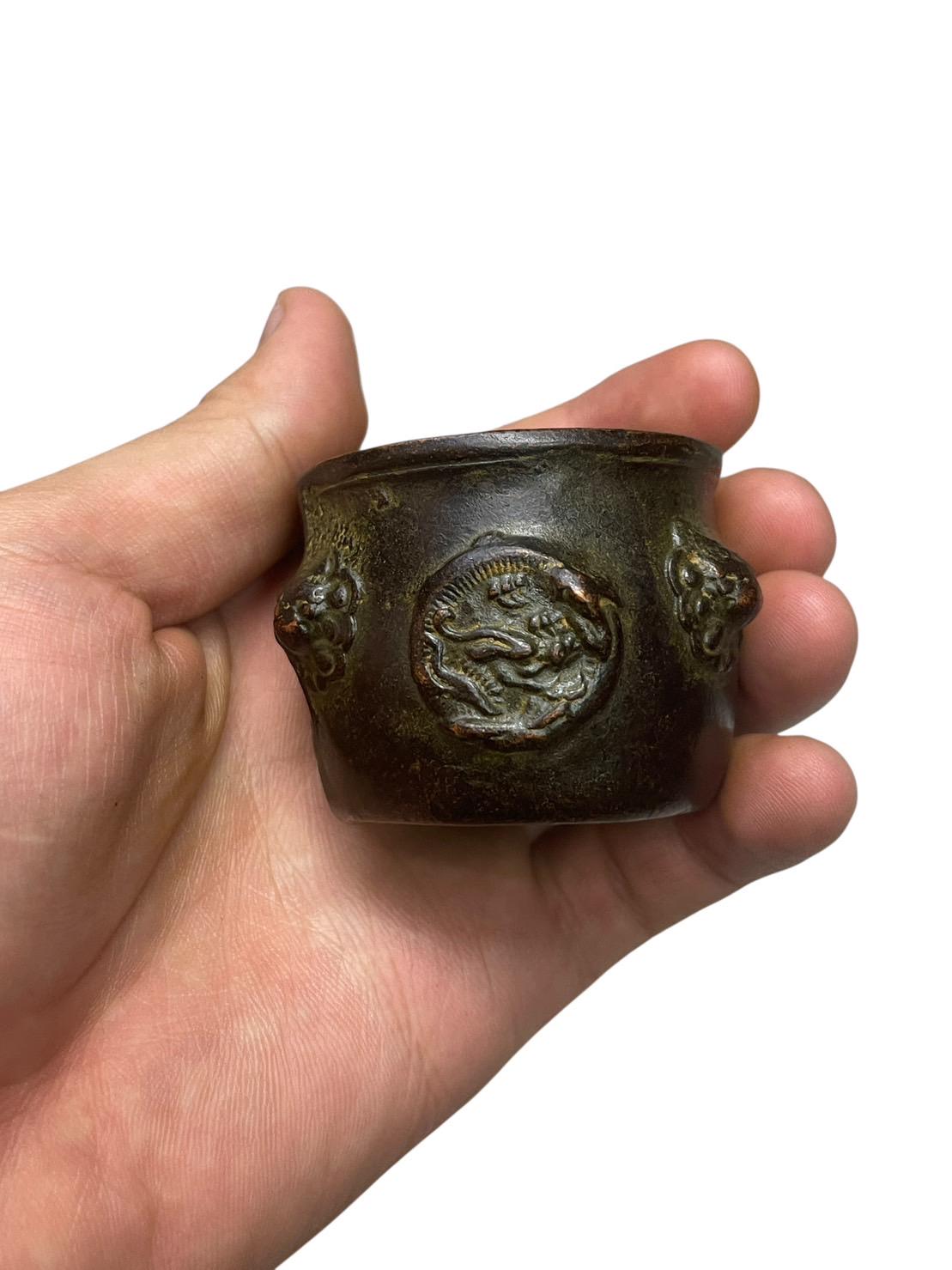 古代中国の青銅杯：牡羊図の彫刻 - Etsy 日本