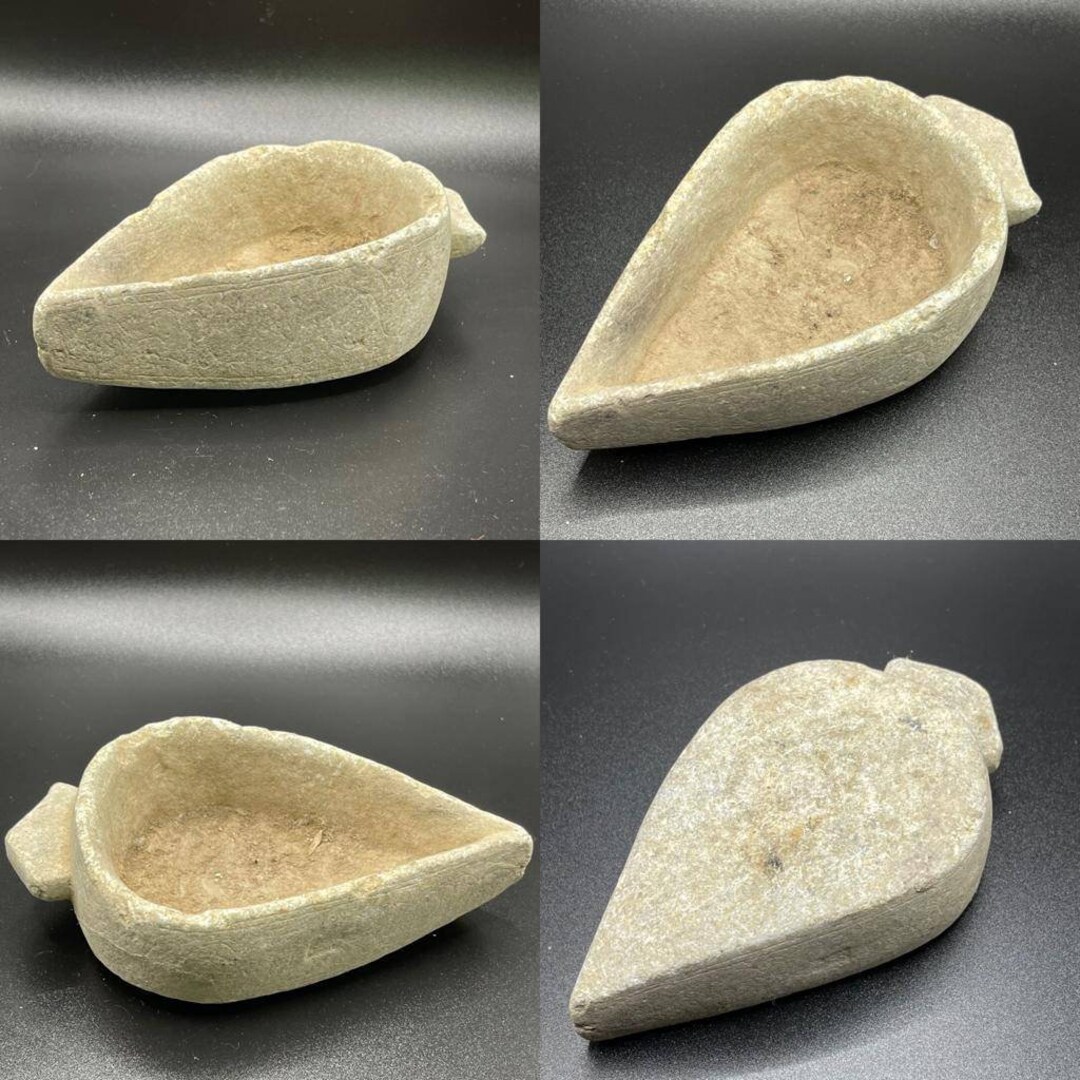 Unique Ancient Near Eastern Chlorite Stone Carved Vessel Very - Etsy