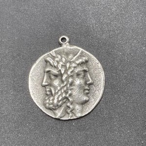Ancient Greek Bronze Coin Pendant: 7th-10th Century Artifact