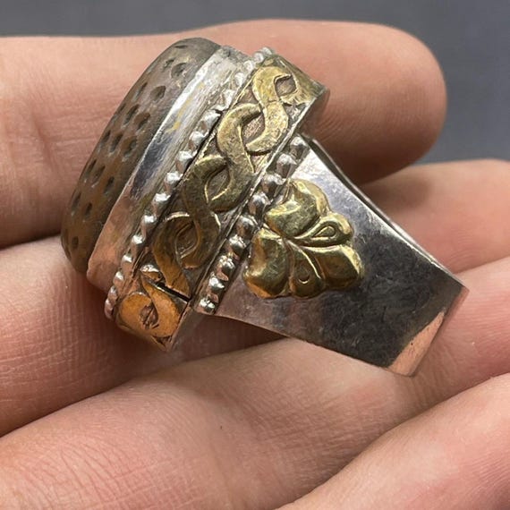 Ancient Roman Solid Silver Ring With old Carnelia… - image 7