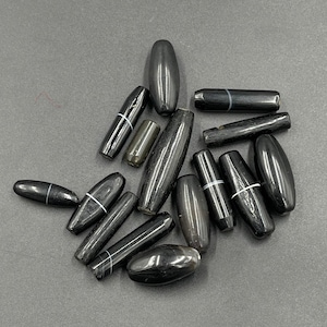 15 Ancient Striped Agate Stone Beads: Jewelry Making Supplies