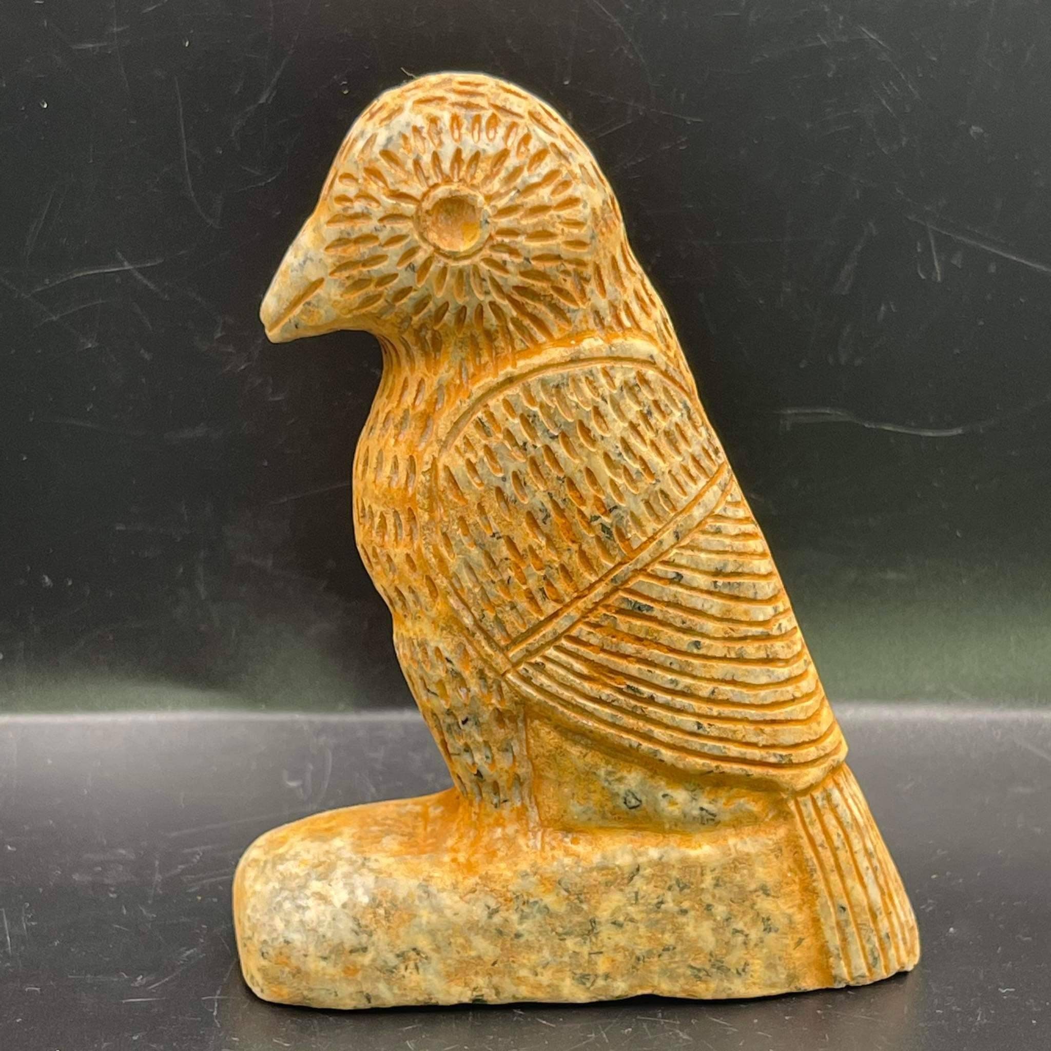 1 世紀の非常にユニークな古代近東の石彫りの鳥の像の彫刻 - Etsy 日本