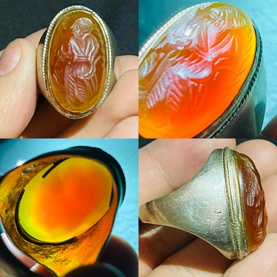 Beautiful Antique  Natural Old Carnelian Agate St… - image 1
