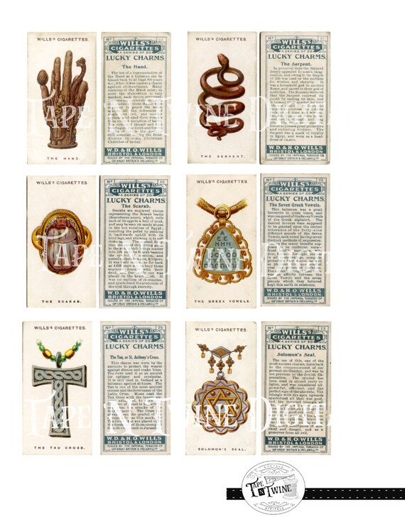 wills cigarette cards lucky charms Card No. 07 Libra The Balance on eBid United States Lucky Charms - Talismans -