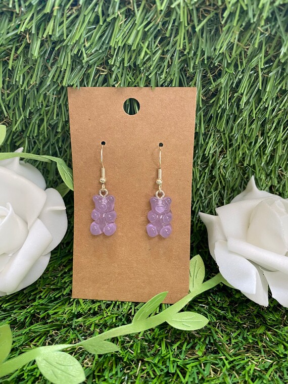 Gummy bear online earrings etsy