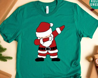 TEEPAAA Santa Dabbing Christmas Holiday T-Shirt TEEPAAA Santa Dabbing Christmas Holiday T-Shirt