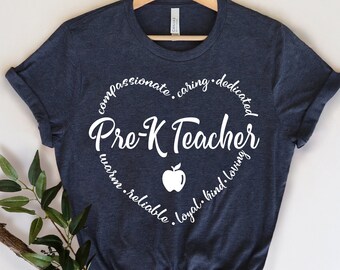 Pre K Teacher Shirt - Etsy
