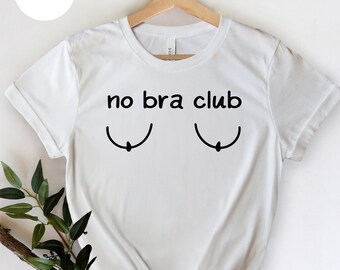 no bra club t shirt zaful