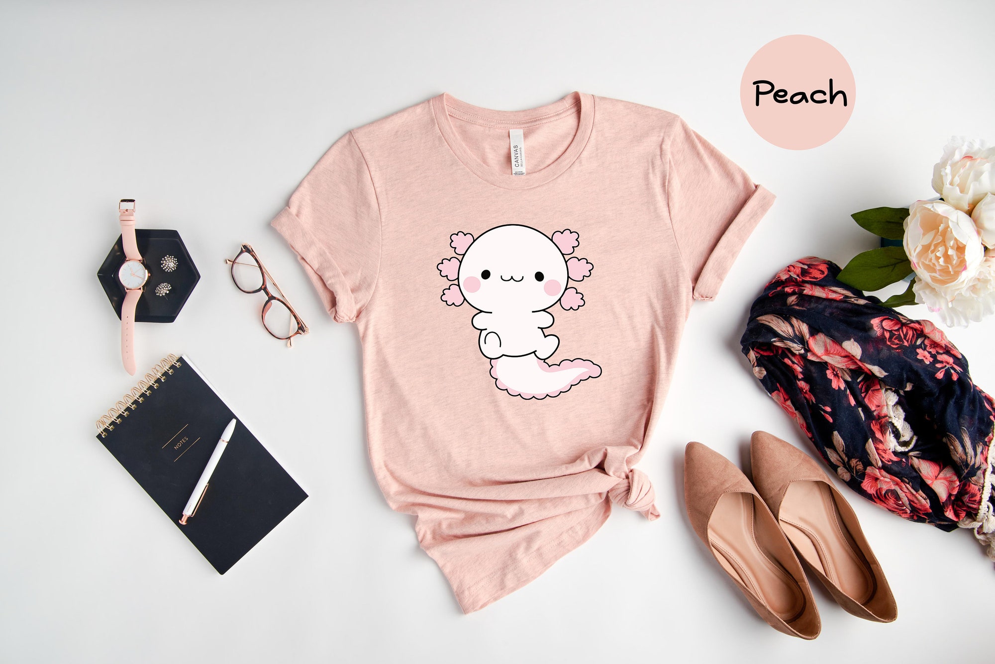 Discover Cute Axolotl Shirt, Cute Animal T-Shirt