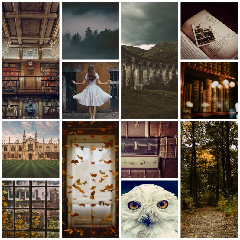 Buy Dark Academia Aesthetic Wall Collage Kit With Vintage Gothic Online
