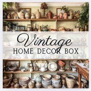 Antique & Vintage Home Decor Mystery Box: Farmhouse Cottage Style