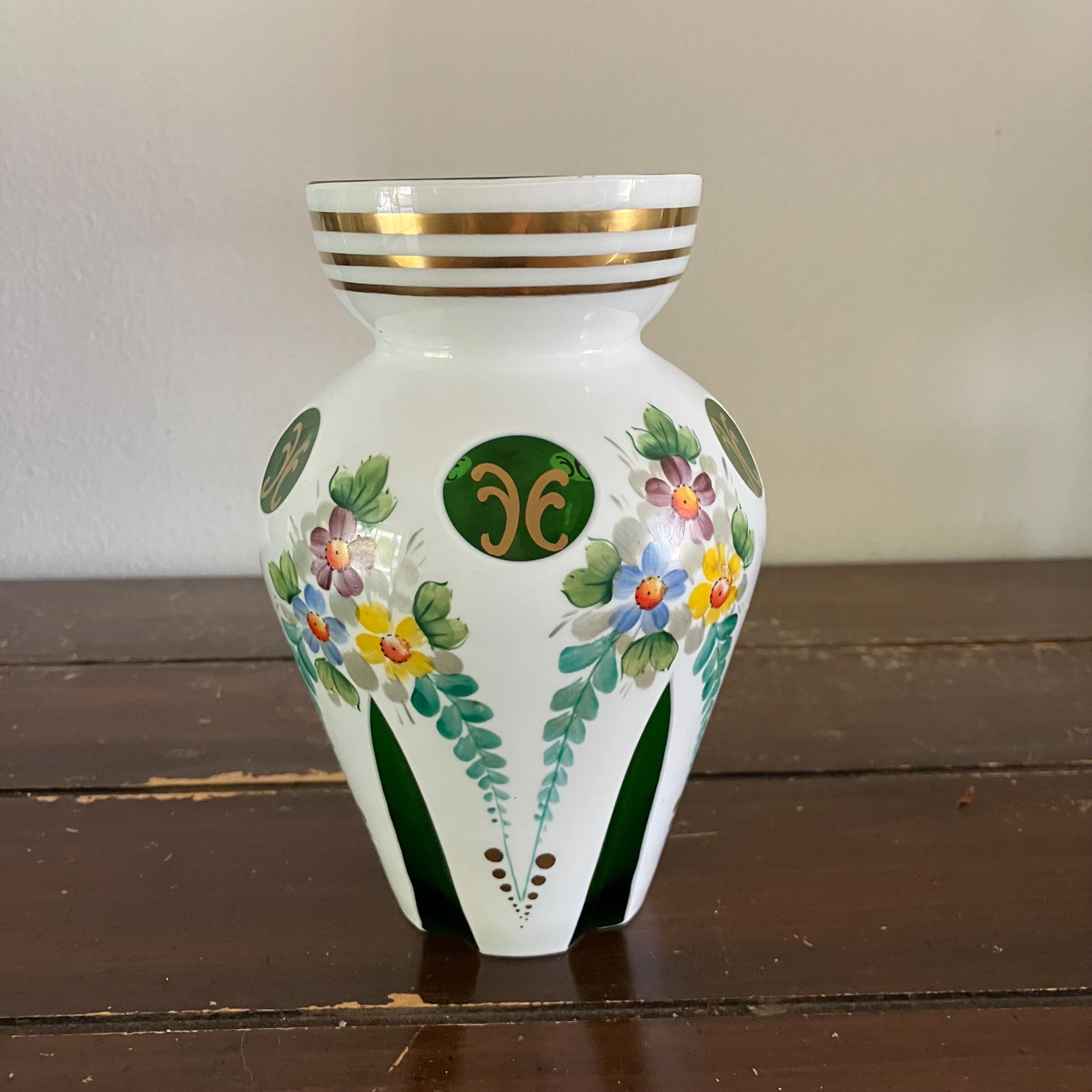 moser花びんチェコスロバキア製 Antique moser vase - Etsy 日本