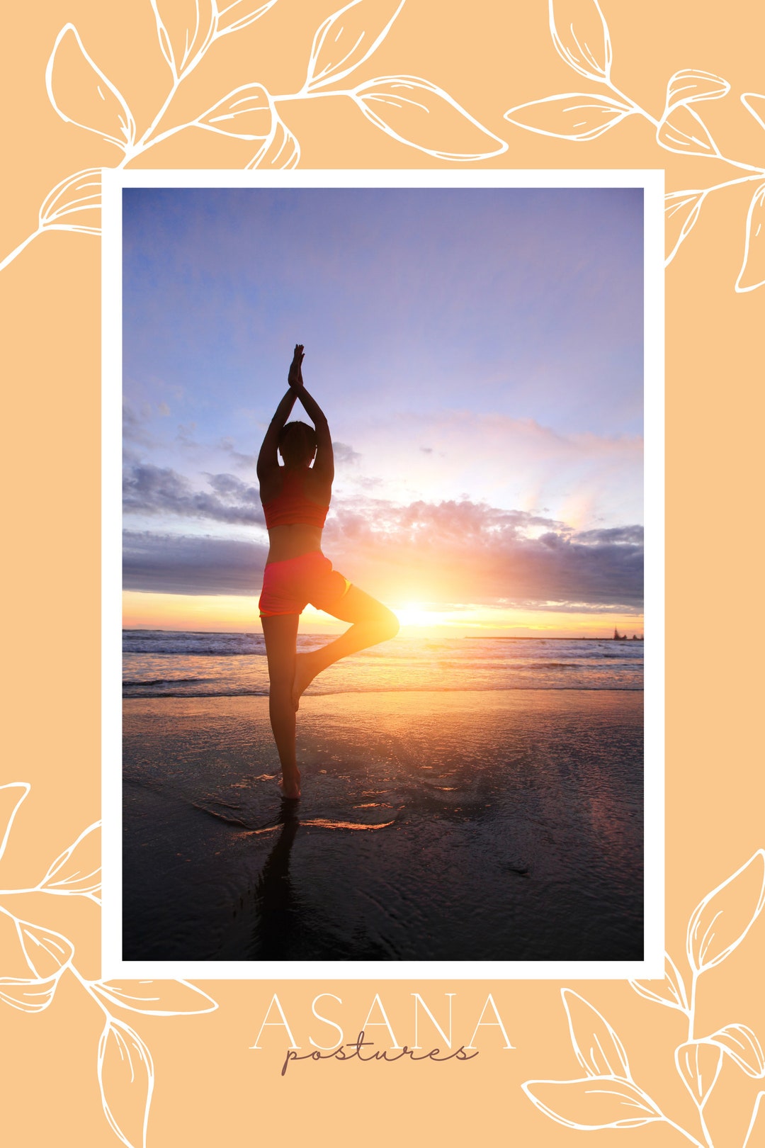 Asana Yoga Art Wall Art Minimalist Printable Art Digital Etsy