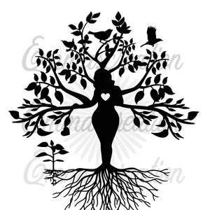 Naturaleza maternal SVG *USO COMERCIAL*