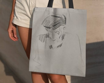 Borsa tote di design Louis Forain "Pierre Auguste Renoir" / Ecologica / Riutilizzabile / Fabbricata in UE