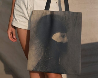 Borsa tote dal design "Amor" Odilon Redon / Ecologica / Riutilizzabile / Fabbricata in UE