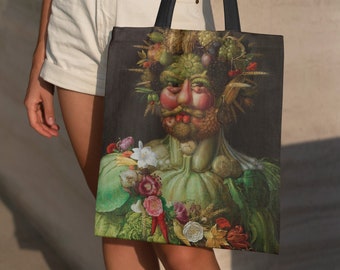 Giuseppe Arcimboldo "Vertumnus" Design Tote Bag | Shopping Bag | Eco-Friendly | Reusable | Made in EU