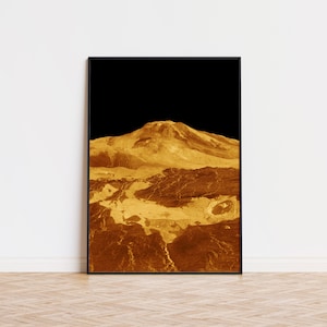 Volcanic Activity on Venus Poster | Venus Wall Art | Trendy Wall Art | Trendy Poster | Venus Poster | Galaxie Art