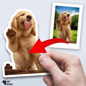 Personalized Pet Stickers | Custom Pet Portrait Decals | More! | Perfect Gift For Everyone |