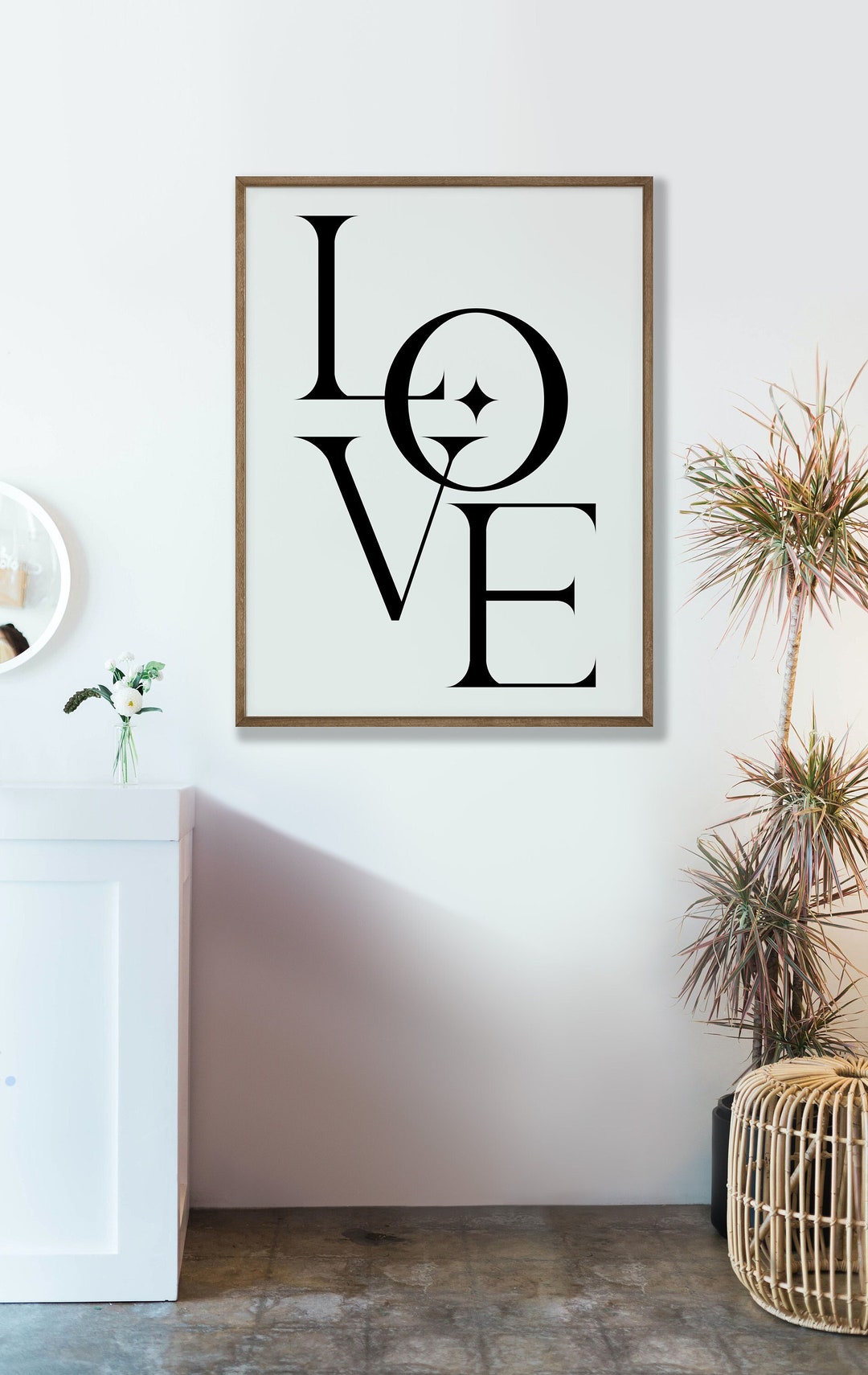 Love Poster II | Affectionate Wall Art | Typography Style Art | Graphic ...