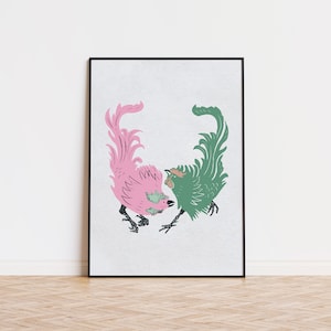 Birds Poster | Birds Wall Art | Birds Art | Birds Printed Poster