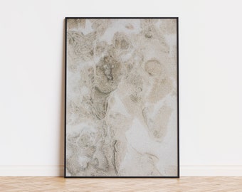 Sand Poster | Sand Wand Kunst | Sand Kunst | Sand gedrucktes Poster