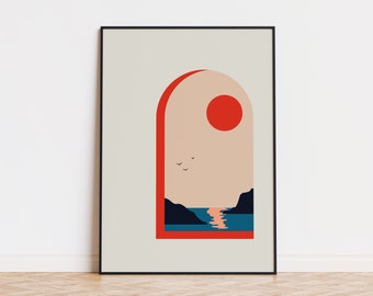 Summer Poster | Summer Wall Art | Summer Art | Summer Printed Poster