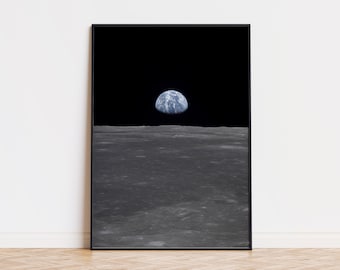 Apollo 11 Mission Bild Poster | Wandkunst | Trendige Wandkunst | Trendiges Poster | Kosmisches Poster | Galaxie Art