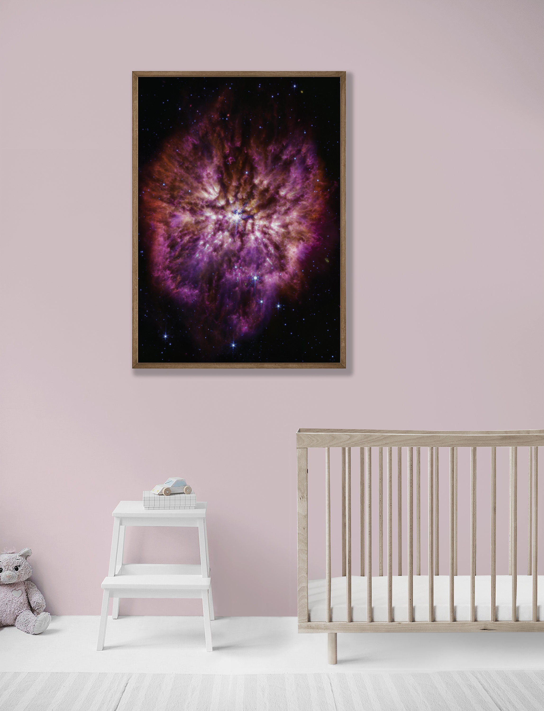 WR 124 Poster | Wandkunst | Trendige Wandkunst | Trendiges Poster | Spiral Poster | Galaxie Kunst