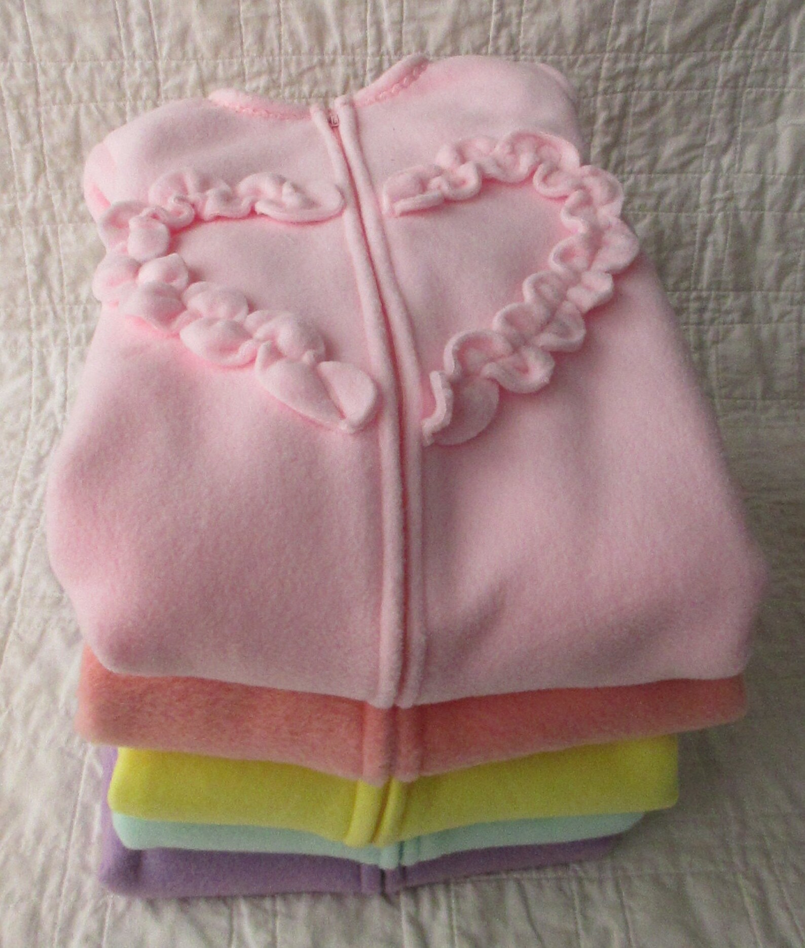 UltraSoft Fleece Baby Sleep Sacks in Pastel Colors, Size Small Etsy.de
