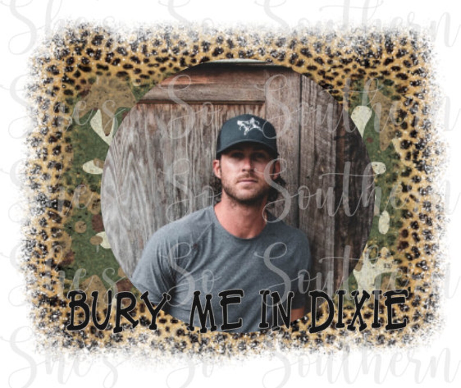 Riley Green Bury Me In Dixie Sublimation Design PNG | Etsy