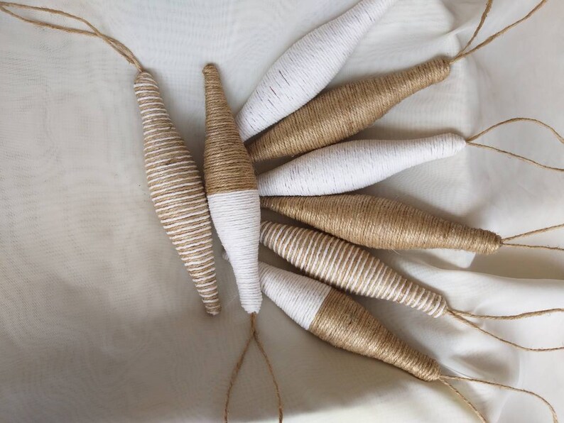 Christmas Decorations.rustic Twine Decor.handmade Etsy