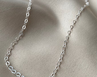 Link cable necklace (Made from recycled silver)