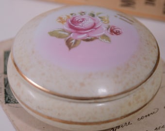 Portagioie vintage Limoges: porcellana francese dipinta a mano