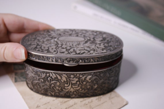 SEHAMANO Vintage Round Jewelry Decorative Trinket Box Ring India | Ubuy