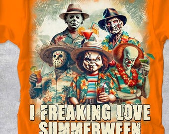 DTF Love Summerween Transfer Ready to Press