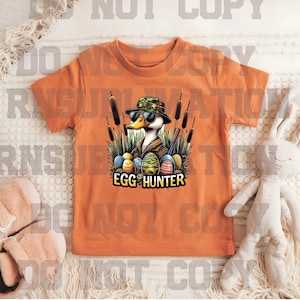 DTF Easter Egg Hunter Transfer Ready to Press