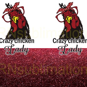 20oz tumbler Crazy Chicken Lady Digital Download